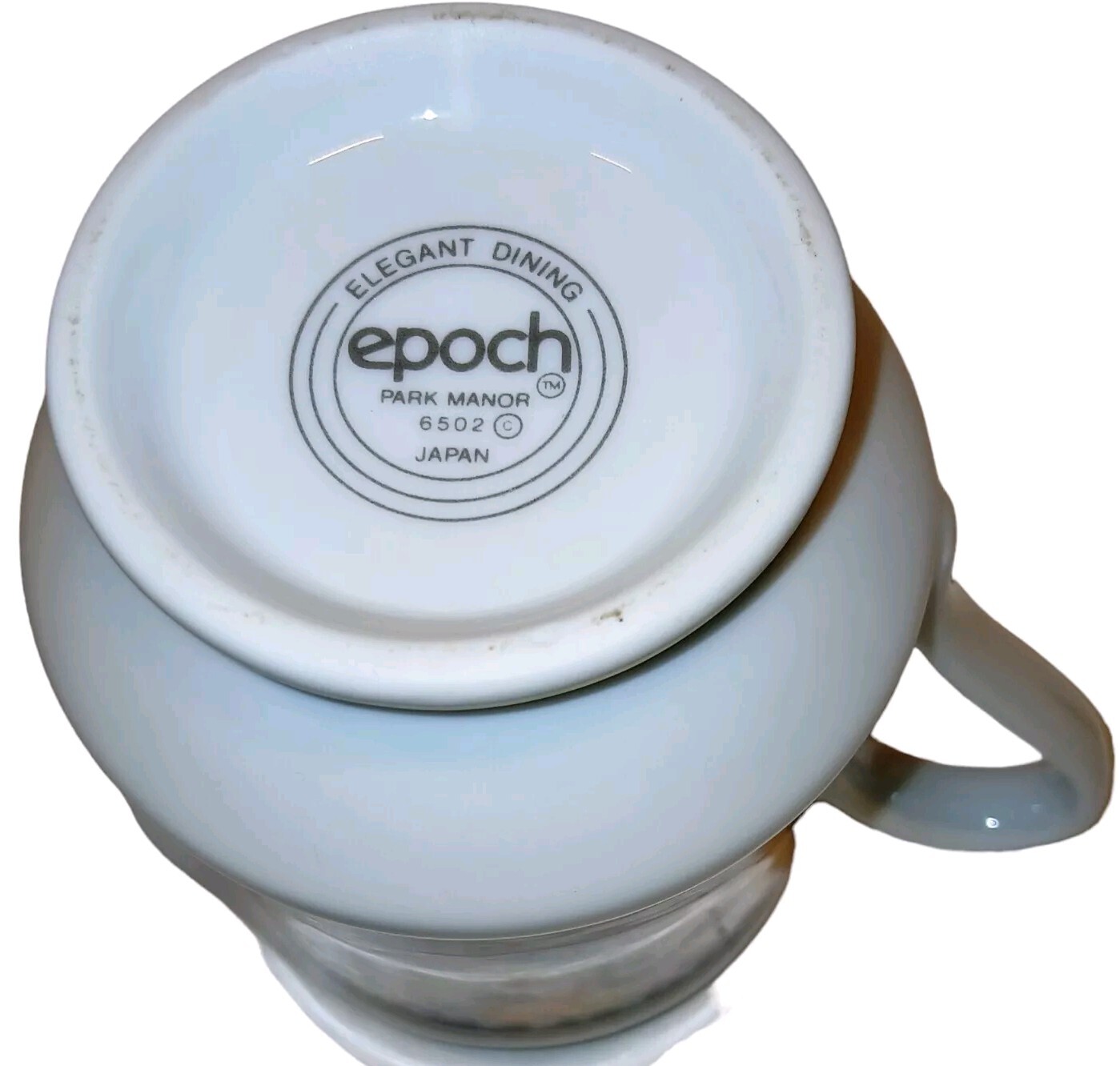 Epoch Elegant Dining Creamer & Sugar Set in Park Manor Pattern #6502