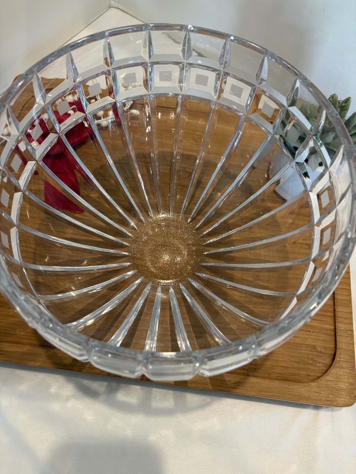 Waterford Marquis Crystal QUADRATA Crystal Bowl 7″ Poland New Soup Fruit Bowl