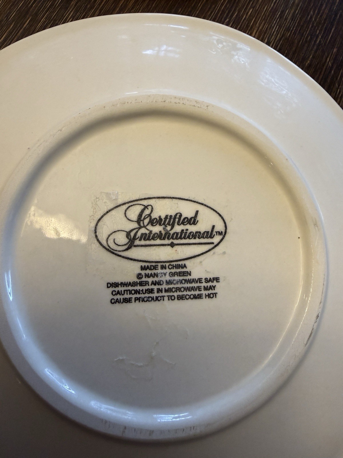 Set of 4 Nancy Green Saucer Plates 6” CERTIFIED INTERNATIONAL TEQUILLA SUNRISE