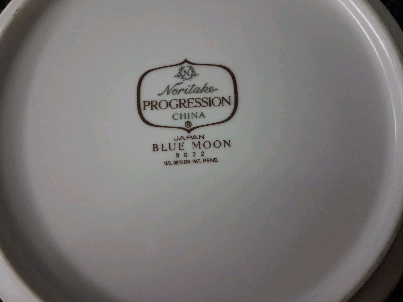 3 Noritake Blue Moon Serving Bowls Progression Japan #9022 ~2 Round ~ 1 Oval