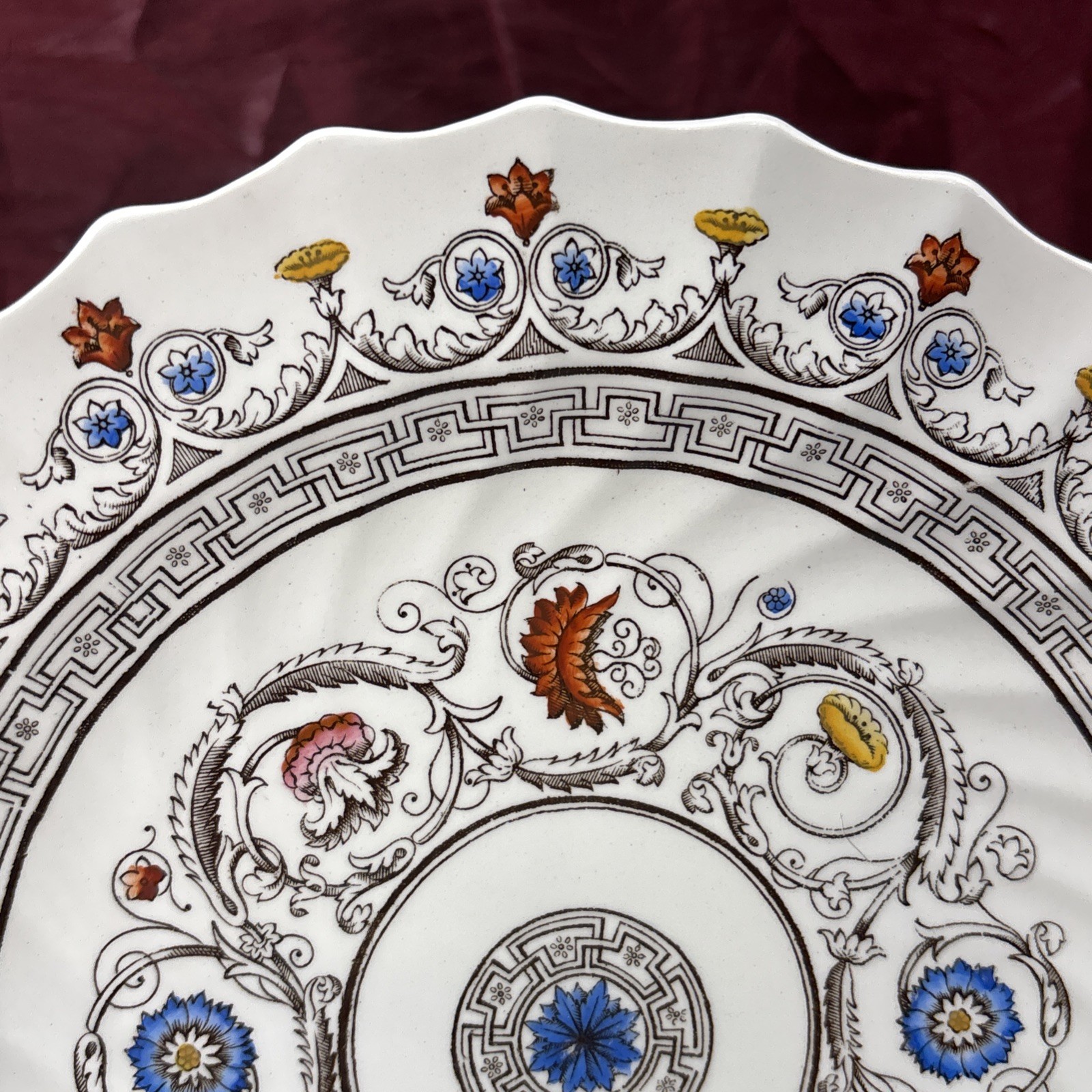 Copeland Spode Florence 8” Salad Plate Earthenware Made In England GUC one plate