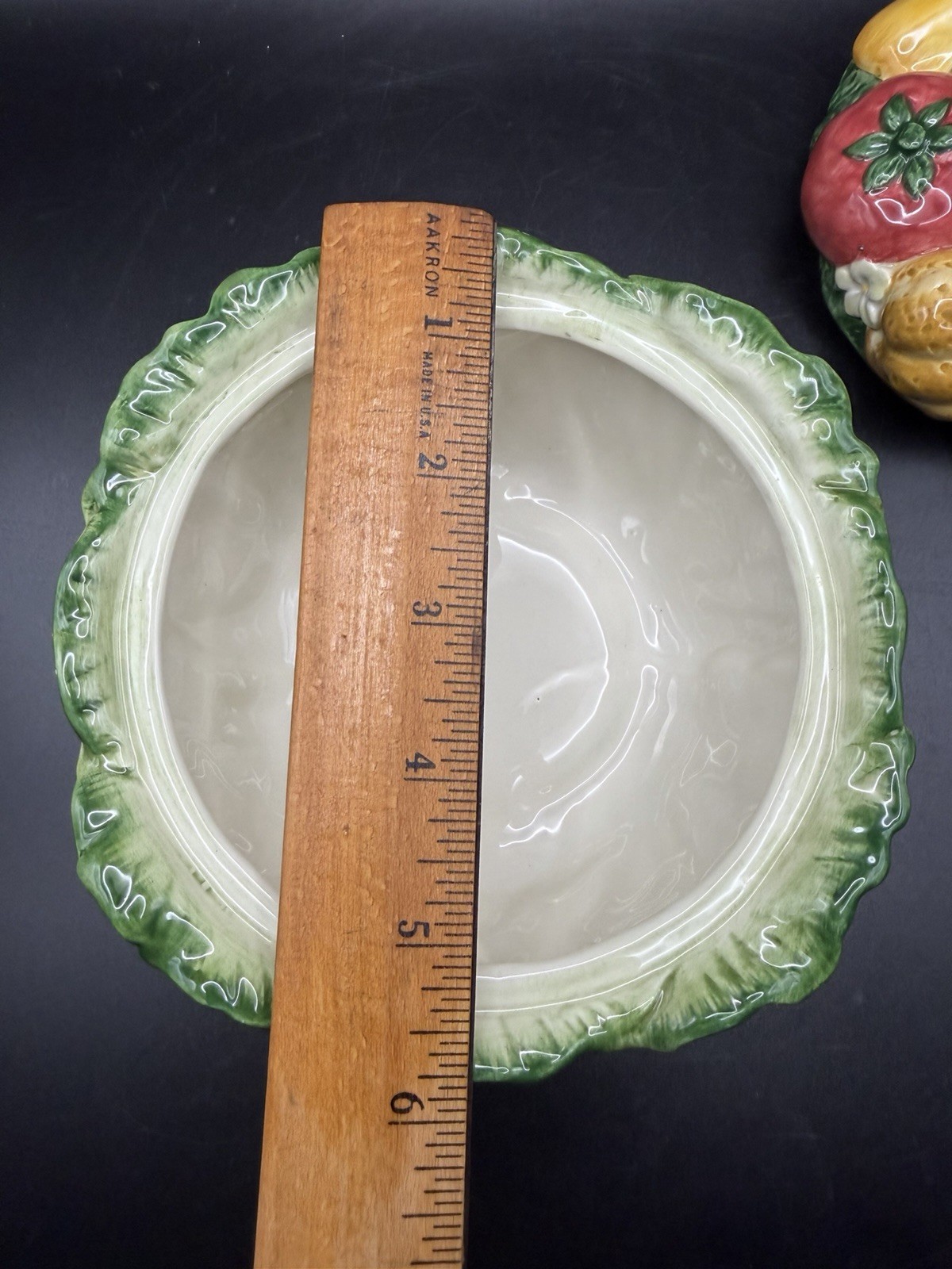 Vtg Fitz& Floyd Classics Ceramic Bowl W/Lid “Gardening Gourmet” 5” Tall Majolica