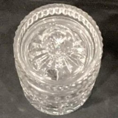 Waterford Crystal Alana Preserve Condiment Jar with Lid 4.25″