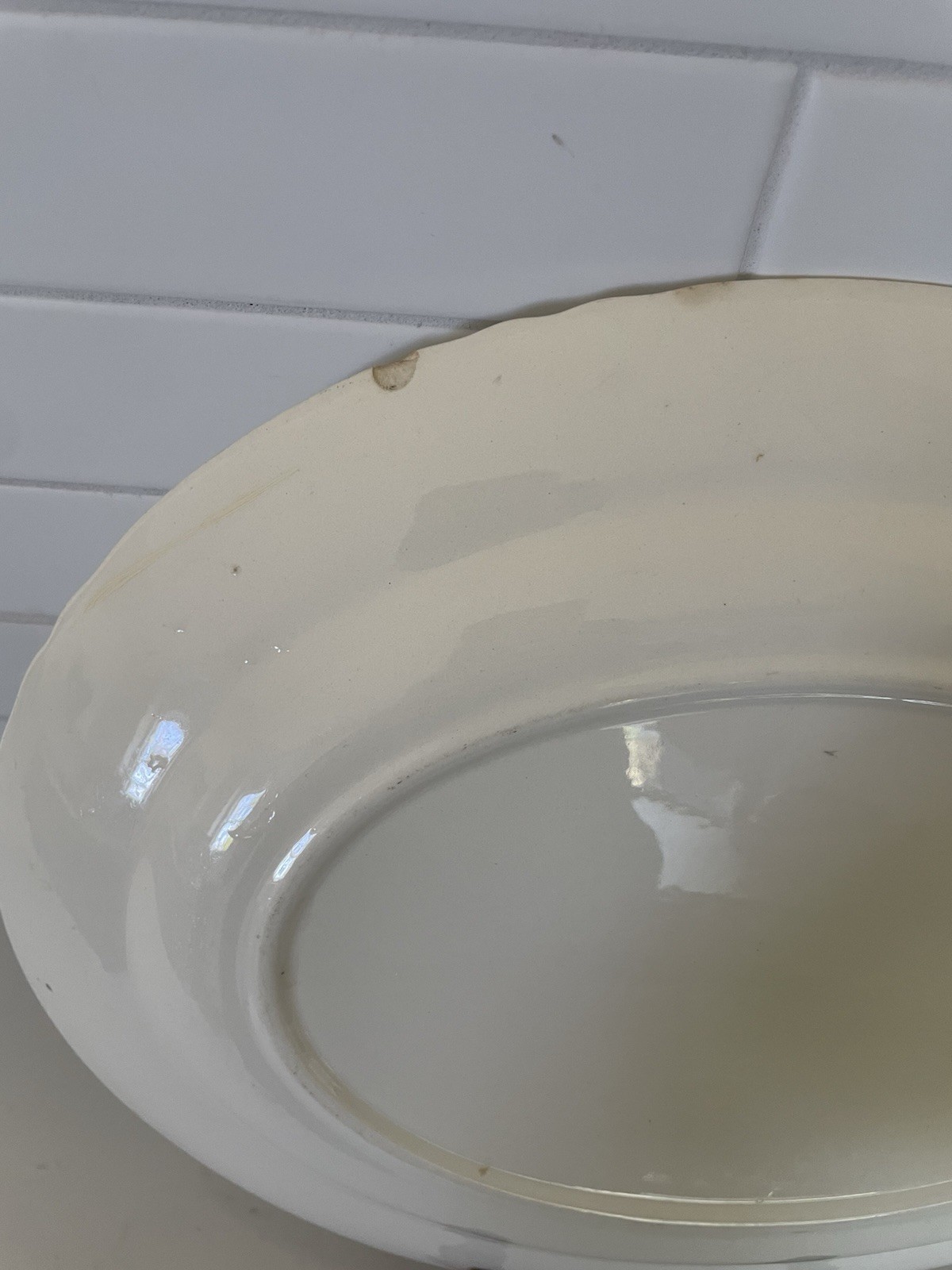 Homer Laughlin eggshell Georgian Serving Platter 13 3/4 x 11 Inches