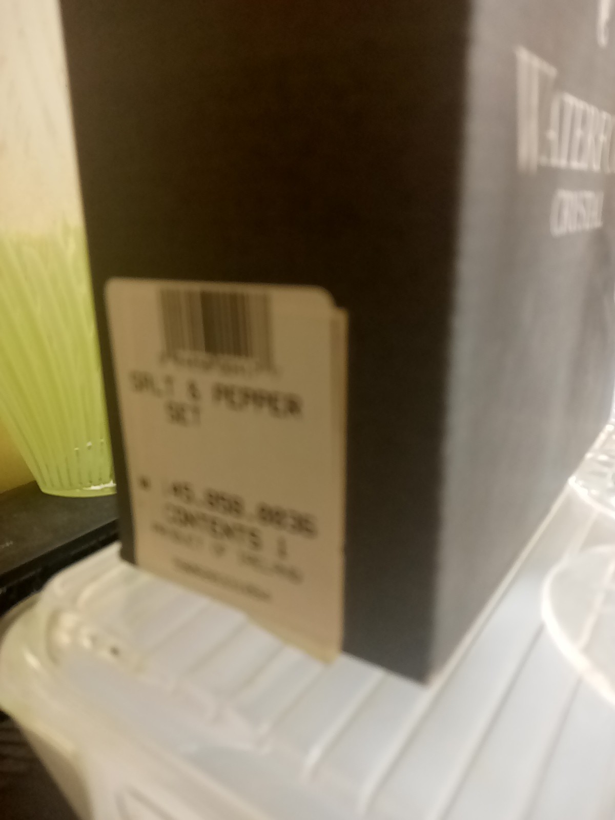 Waterford Crystal 6 1/4″ Salt & Pepper Shakers New In Box