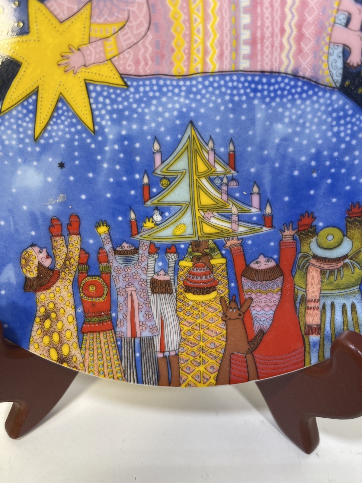 COLLECTIBLE PLATE I Bring You The Star Of Peace KIKI 1988 Japan 1988