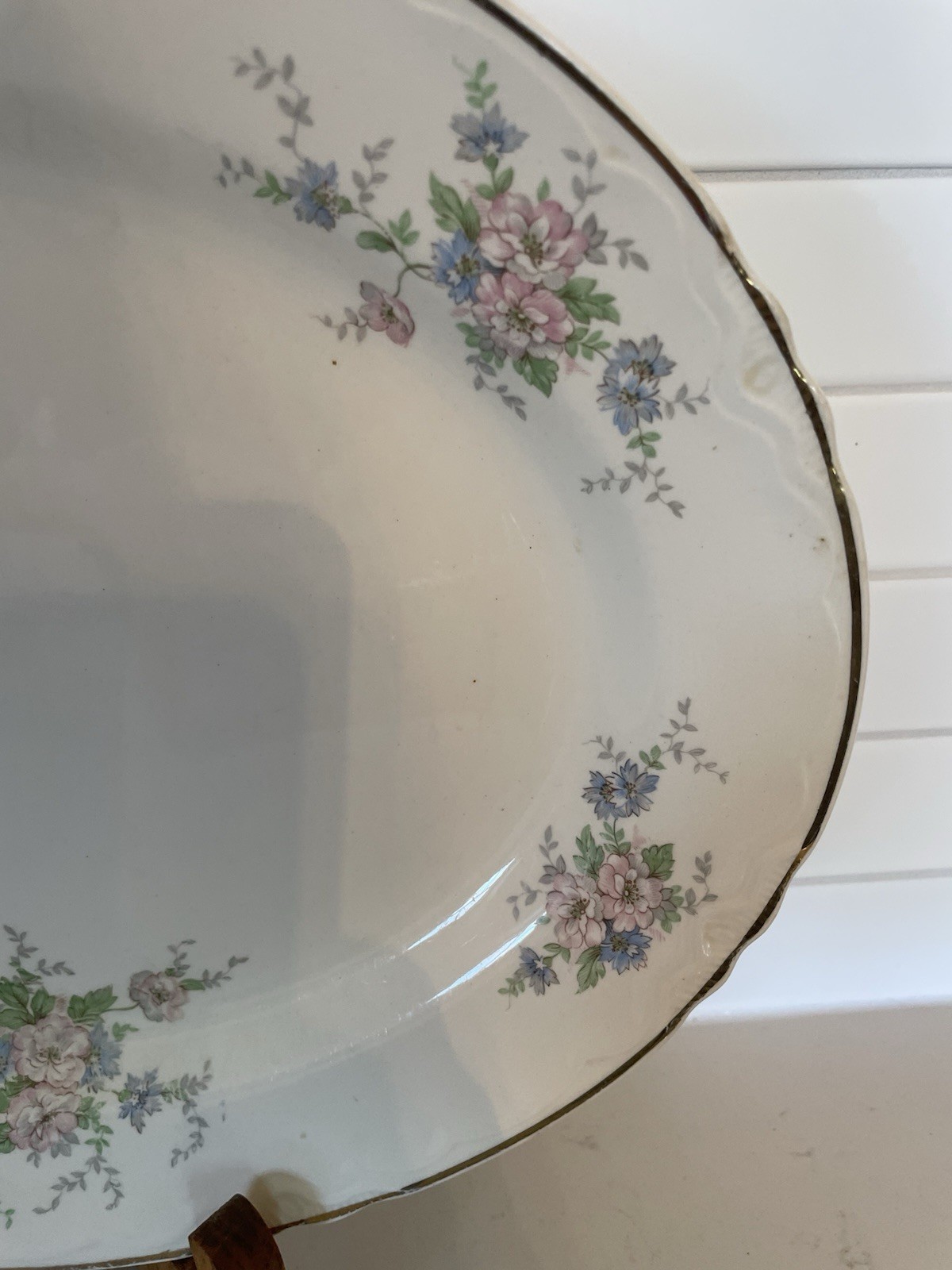 Homer Laughlin eggshell Georgian Serving Platter 13 3/4 x 11 Inches