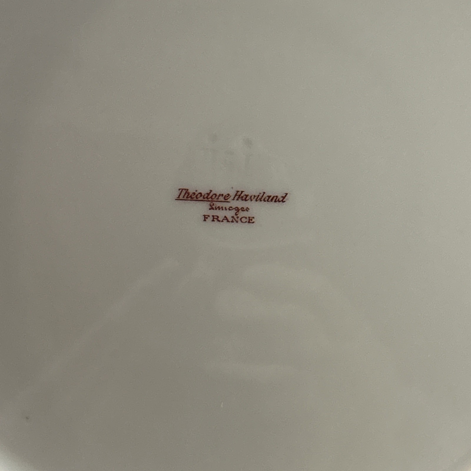 1930s Theodore Haviland Limoges PLATES Pink Rose Scrolls Gold Trim REPLACEMENT