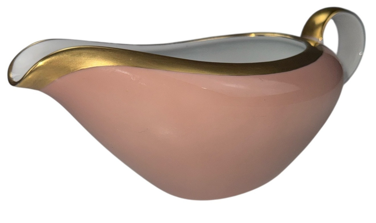 Fitz & Floyd Inc Gravy Boat Versailles Dusty Rose