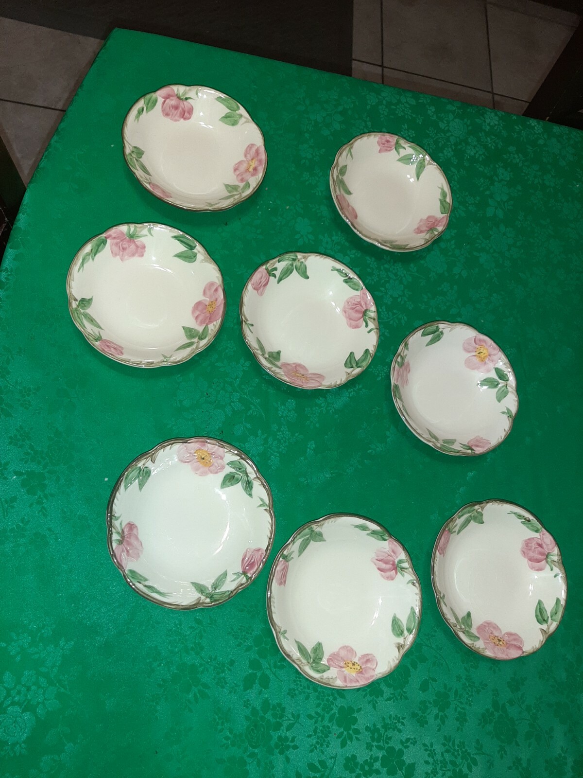 Vintage Franciscan Desert Rose Dessert Dish 5 1/8 Inches By W 1 Inch USA 50 year