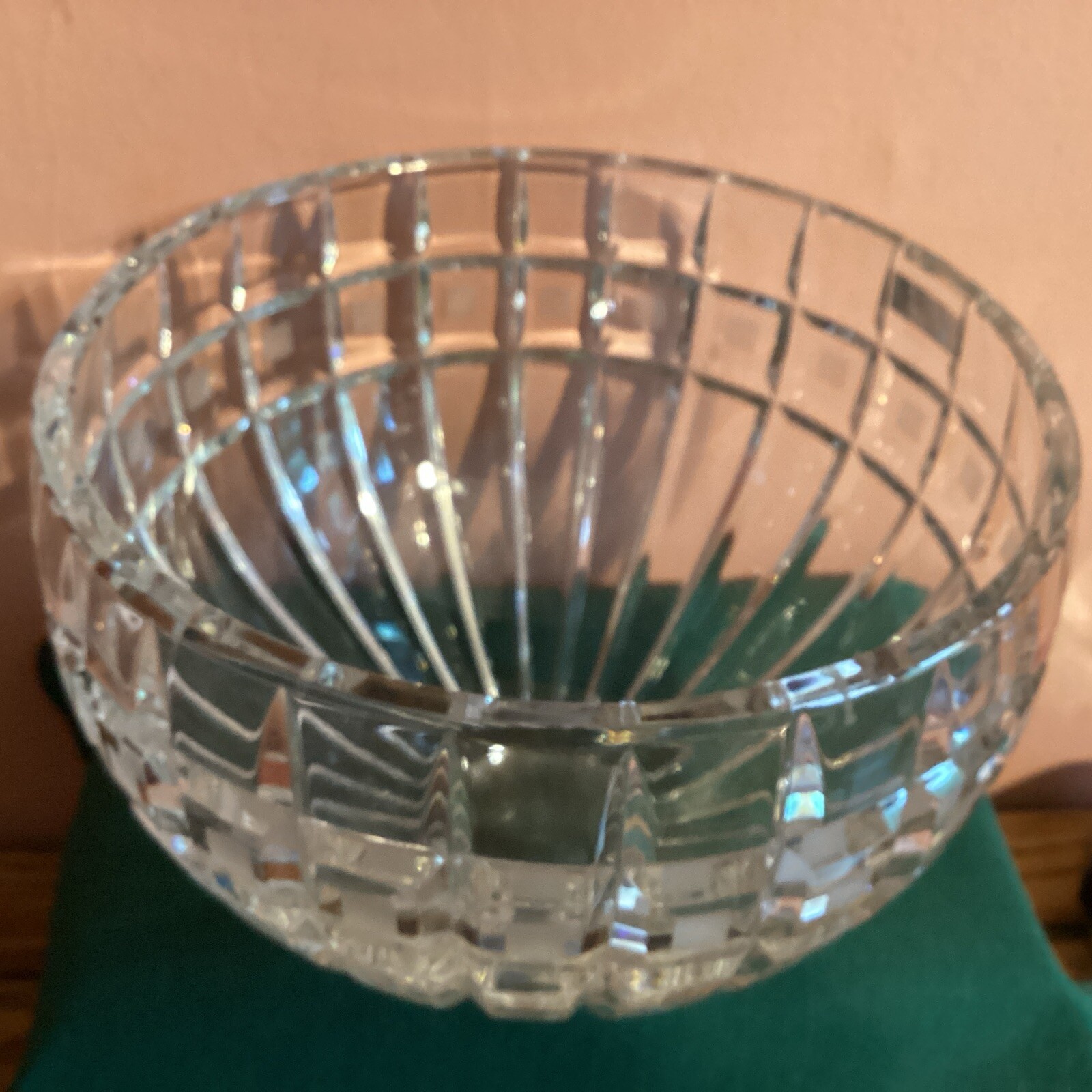 Beautiful Waterford Marquis Crystal QUADRATA Bowl 7.5″ Poland New