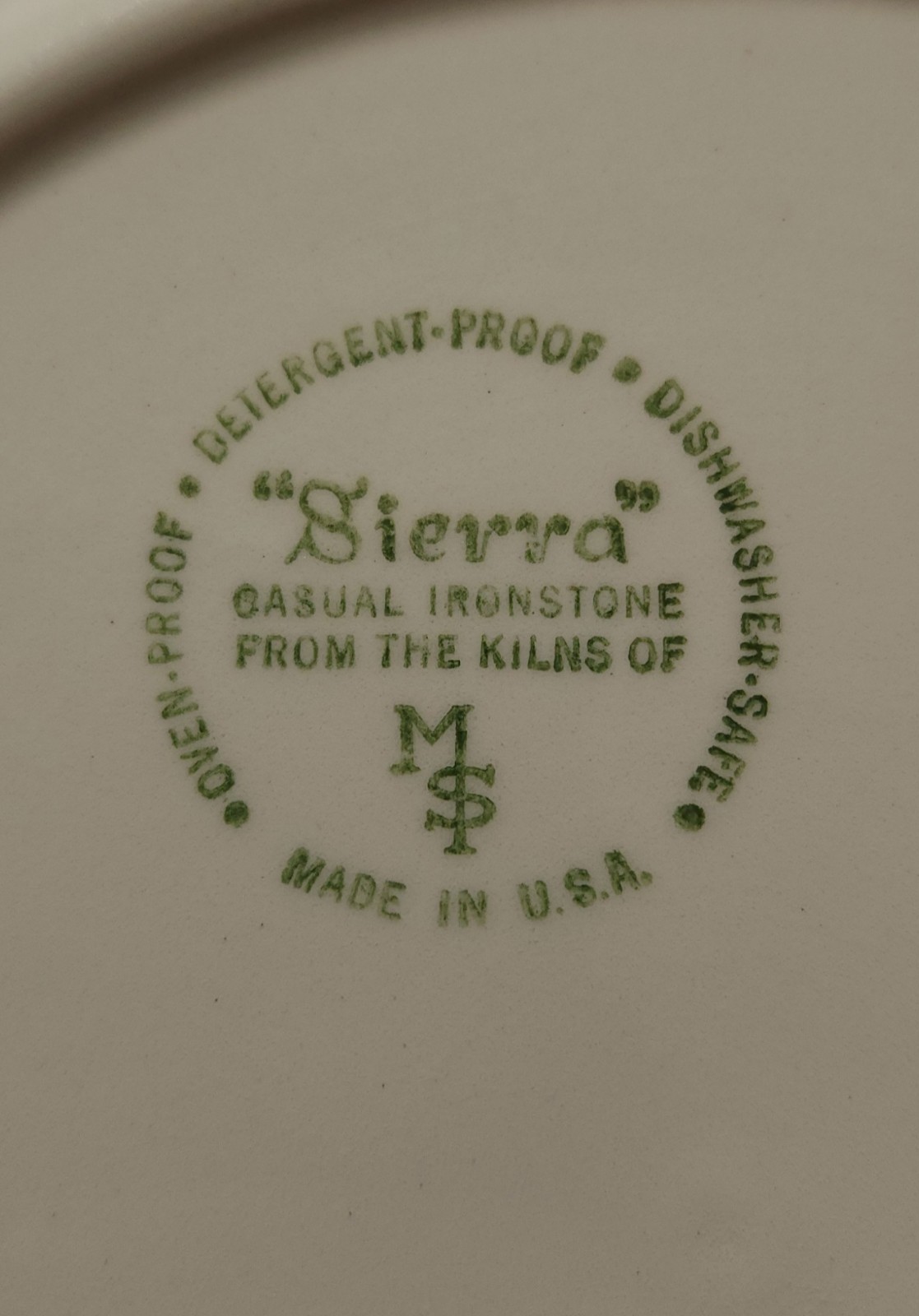 Max Schonfeld Sierra Pattern Ironstone Large Dinner Plate 10.25″