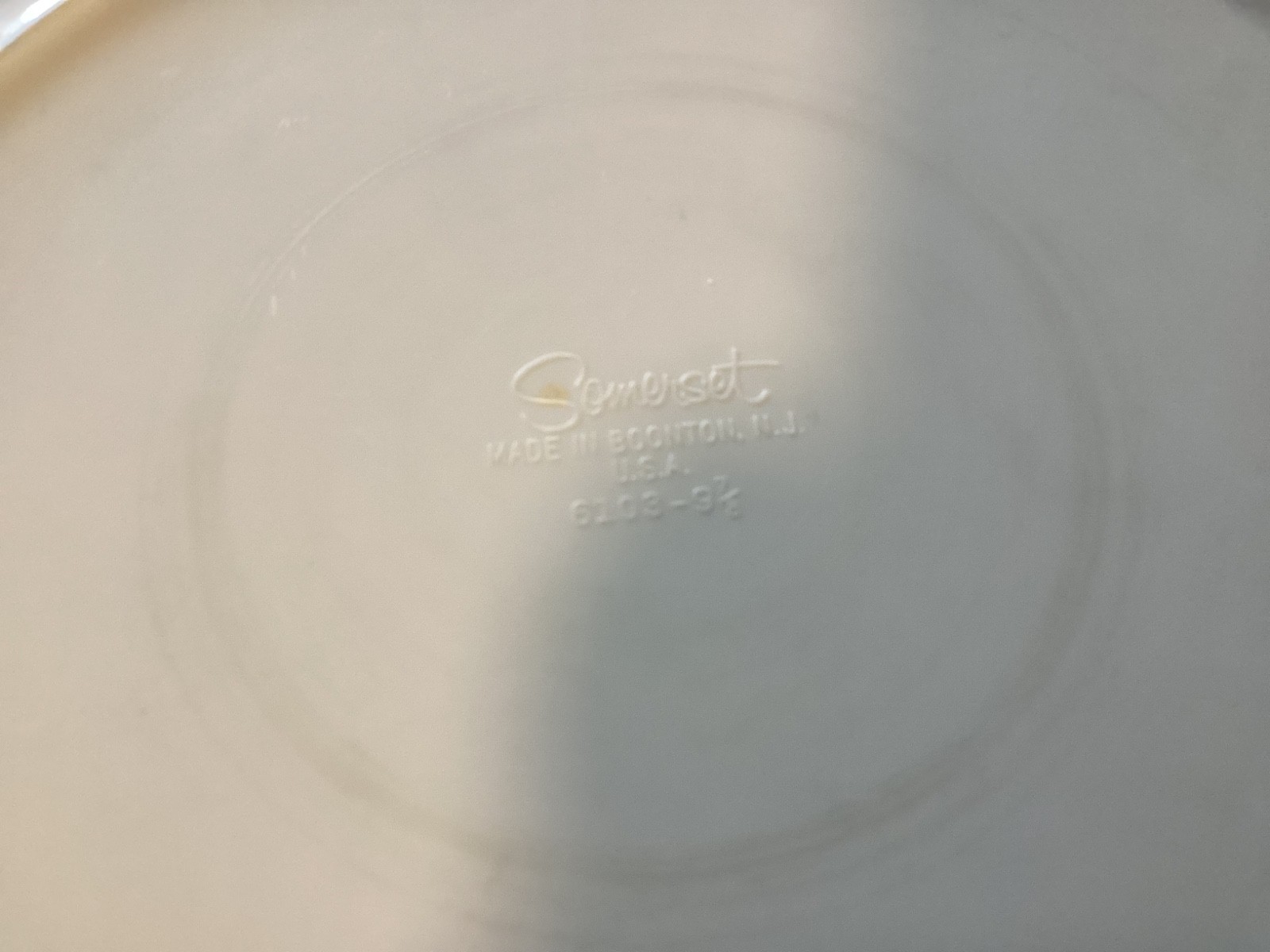 Set of (4) Wheat Pattern Plastic “Somerset” 9 7/8” Dinner Plates