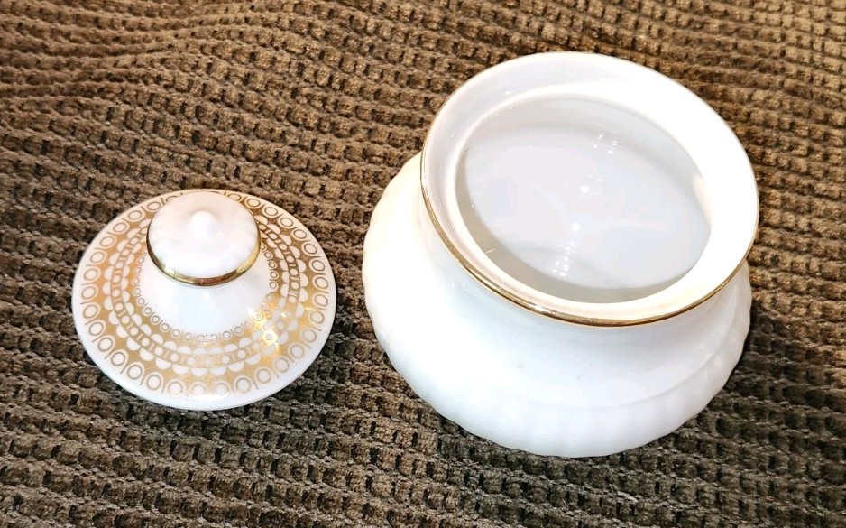MITTERTEICH BAVARIA Gold Trimmed Porcelain Coffee Pot Sugar Creamer 3 Cups + Sc