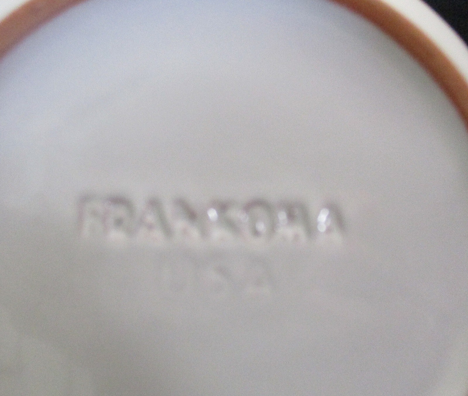1992 Frankoma SEAFARE White Terracotta Chili Crock / Bean Pot /Dip Bowl UNUSED
