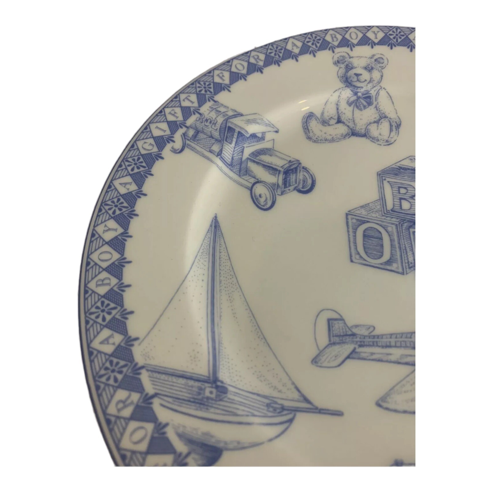 Queens Baby Boy Small Plate Childs A Gift For a Boy Made In India 7.75”