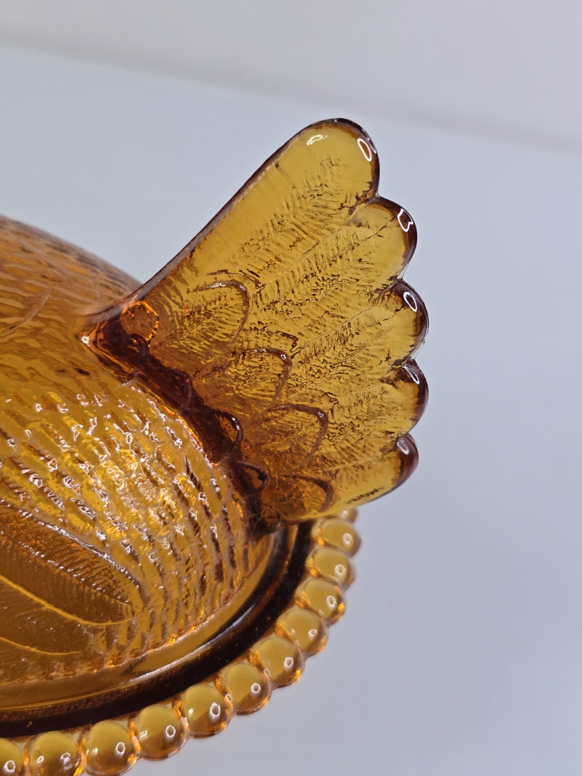 VTG Indiana Glass Amber Golden Hen On A Nest Candy Dish EXCELLENT LOOK !! GIFT !