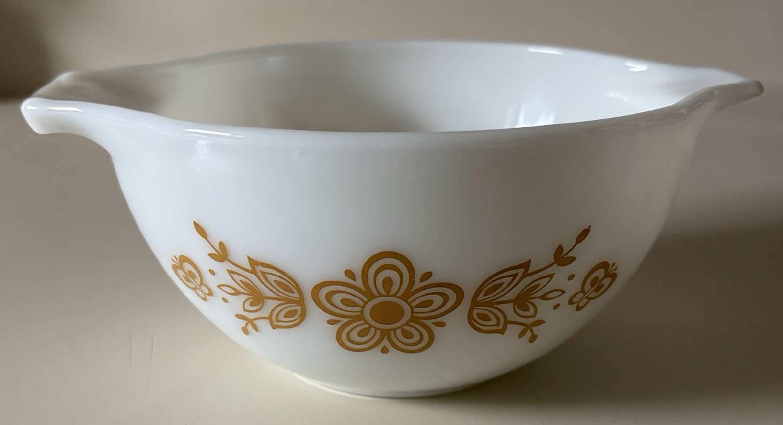 Vintage PYREX Butterfly Gold #441 CINDERELLA Mixing Nesting Bowl 1 1/2 Pt 750ml