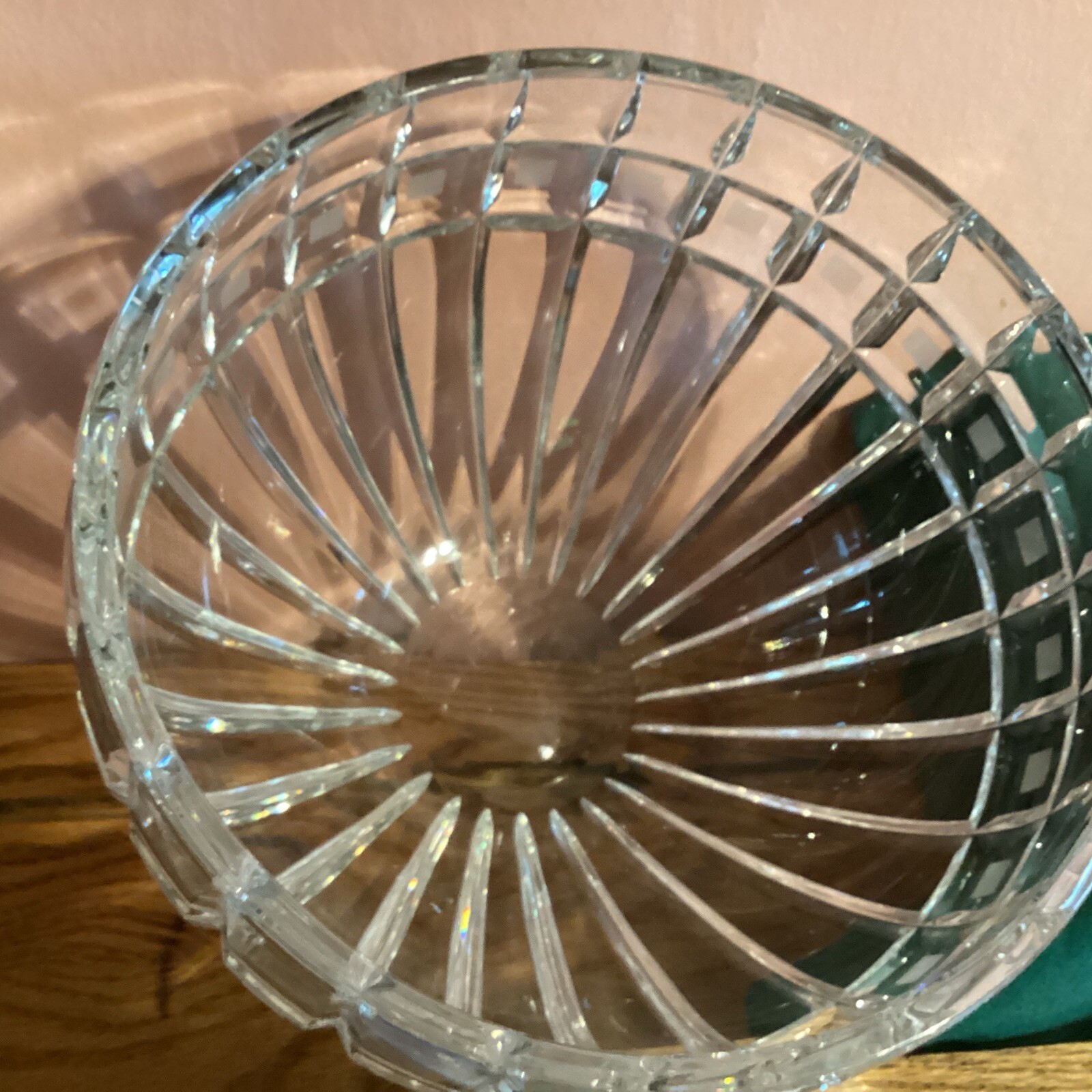 Beautiful Waterford Marquis Crystal QUADRATA Bowl 7.5″ Poland New