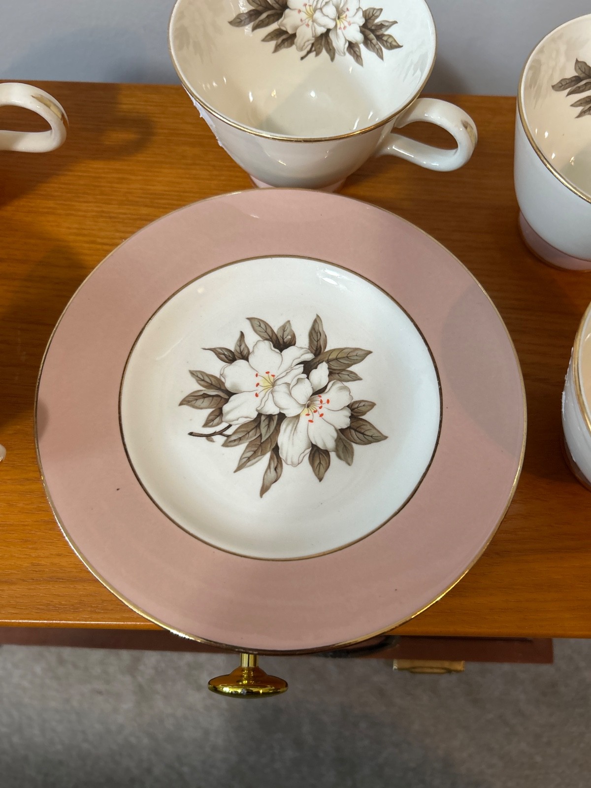 sevron 1950’s fair lady pattern 6 saucers 5 cups
