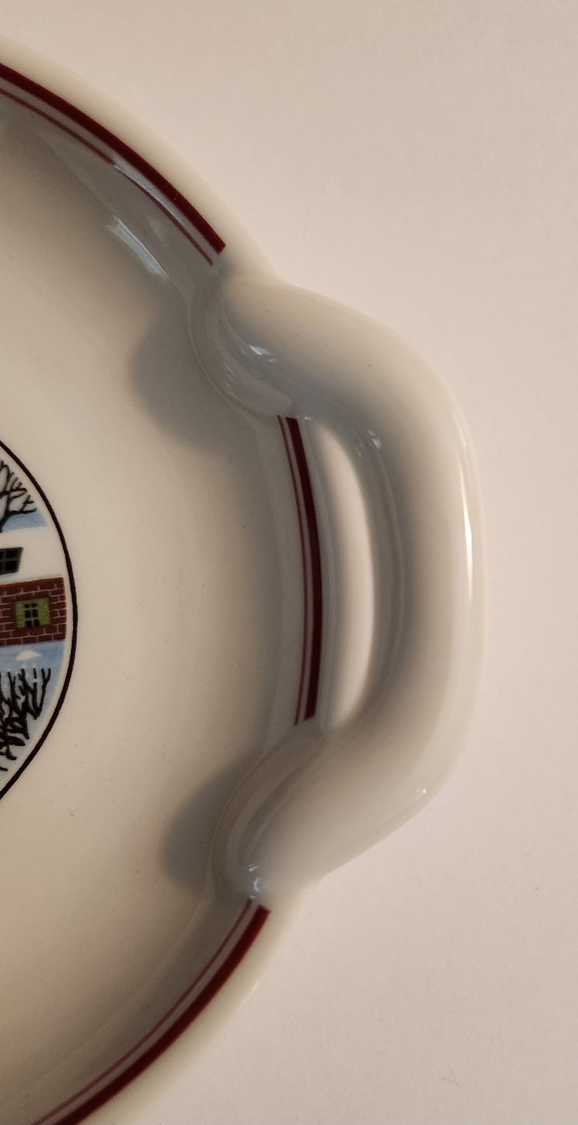 Villeroy & Boch Naif Christmas 10 1/4″ Oval Handled Plate Serving Platter