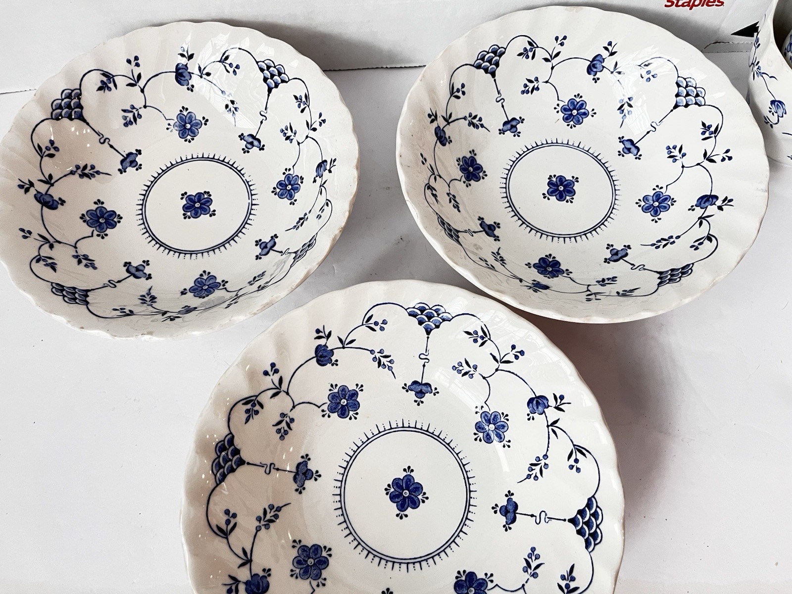 Myott Finlandia Coupe Soup/Cereal Bowls And cups Mixed Lot Of 5