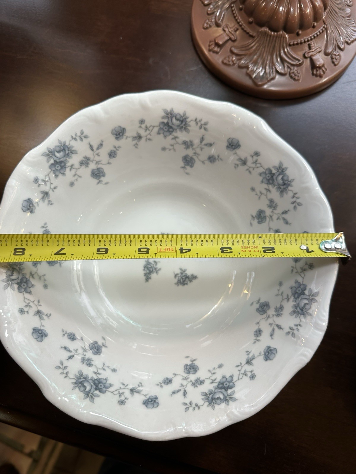 Johann Haviland Blue Garland Germany Set of 2 Serving Bowls 8.5″ Excellent