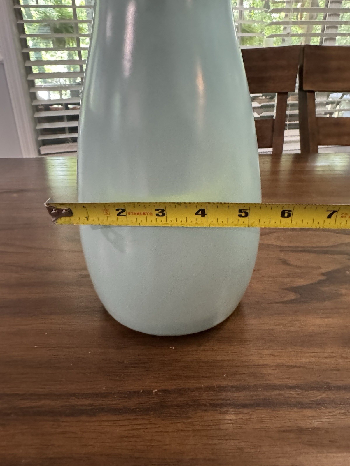 VTG La Solana Pottery Ceramic Water Pitcher Aqua Color MCM