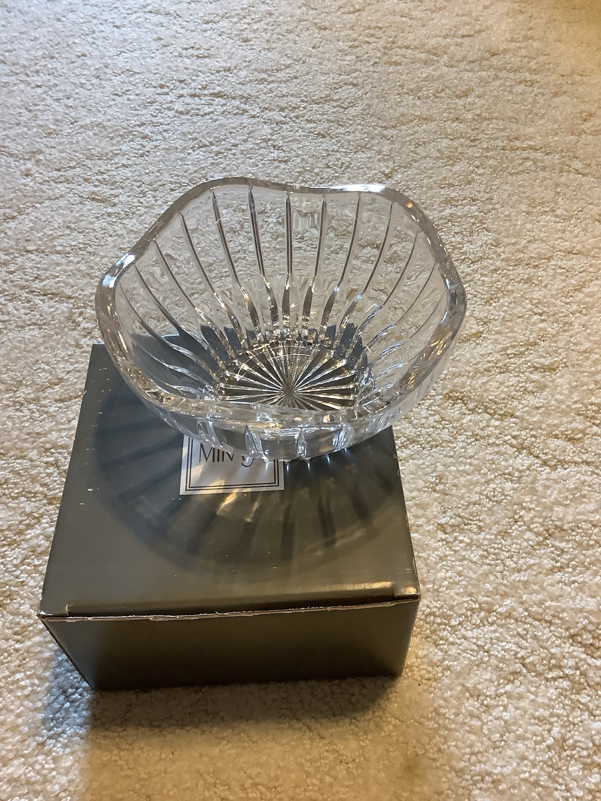 MIKASA Park Lane 6.25″ Lead Crystal Bowl New in Box