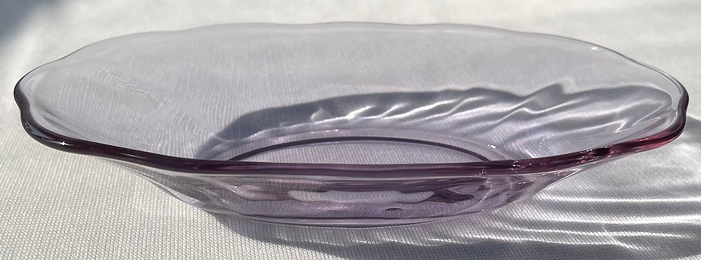 Fostoria LAFAYETTE olive dish in Wisteria