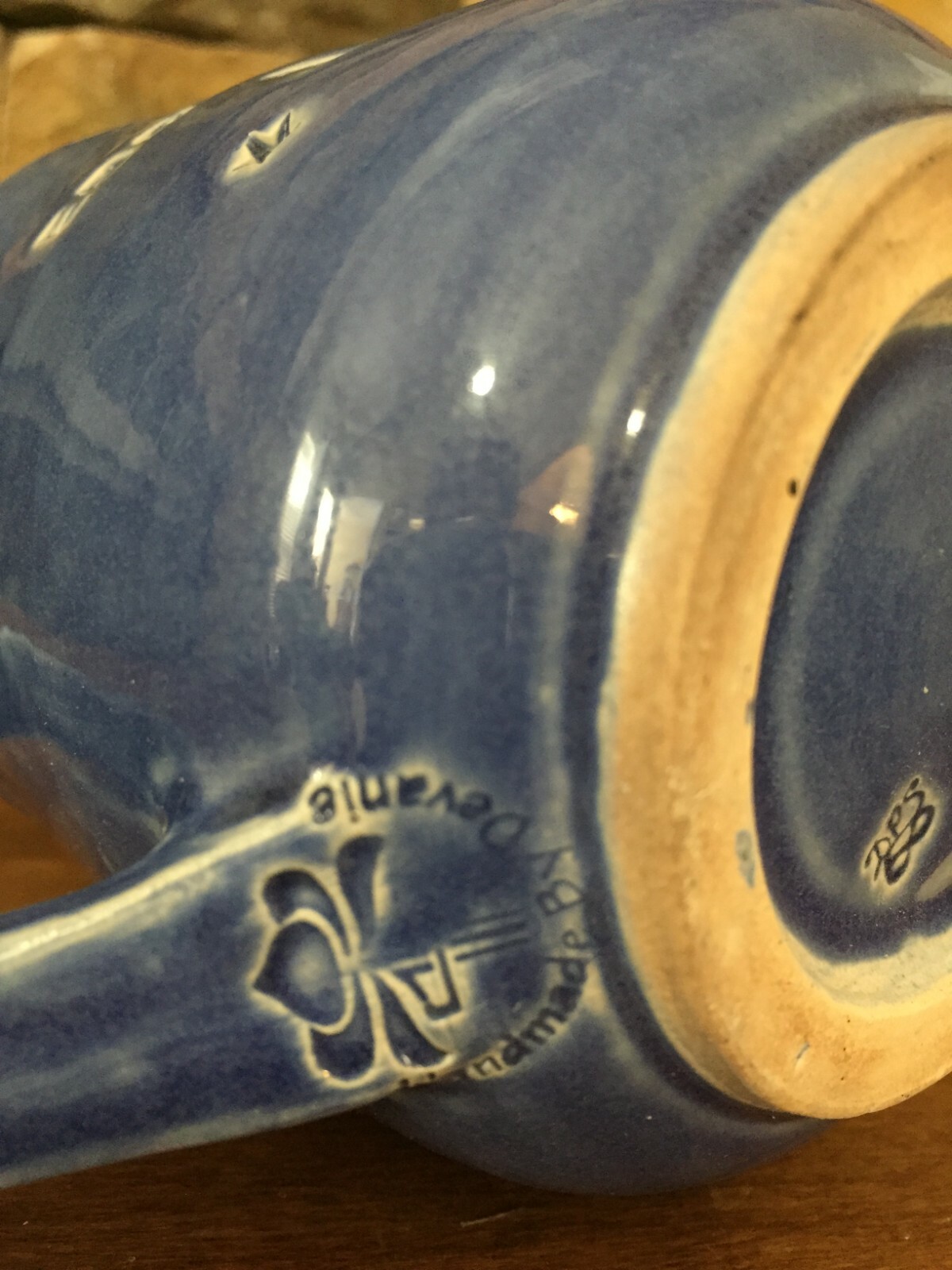Art Pottery~4″ Mug~Atlanta~Edgewood~Artist Stamped~Devanis