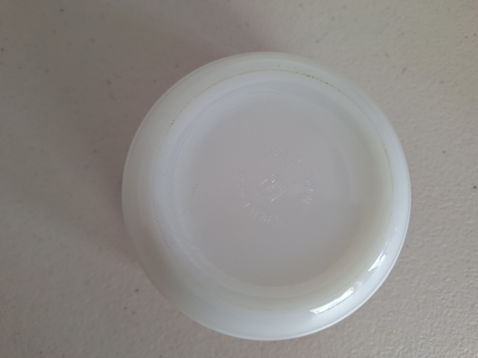 Anchor Hocking Strawberry Shortcake Milk Glass Bowl Vintage