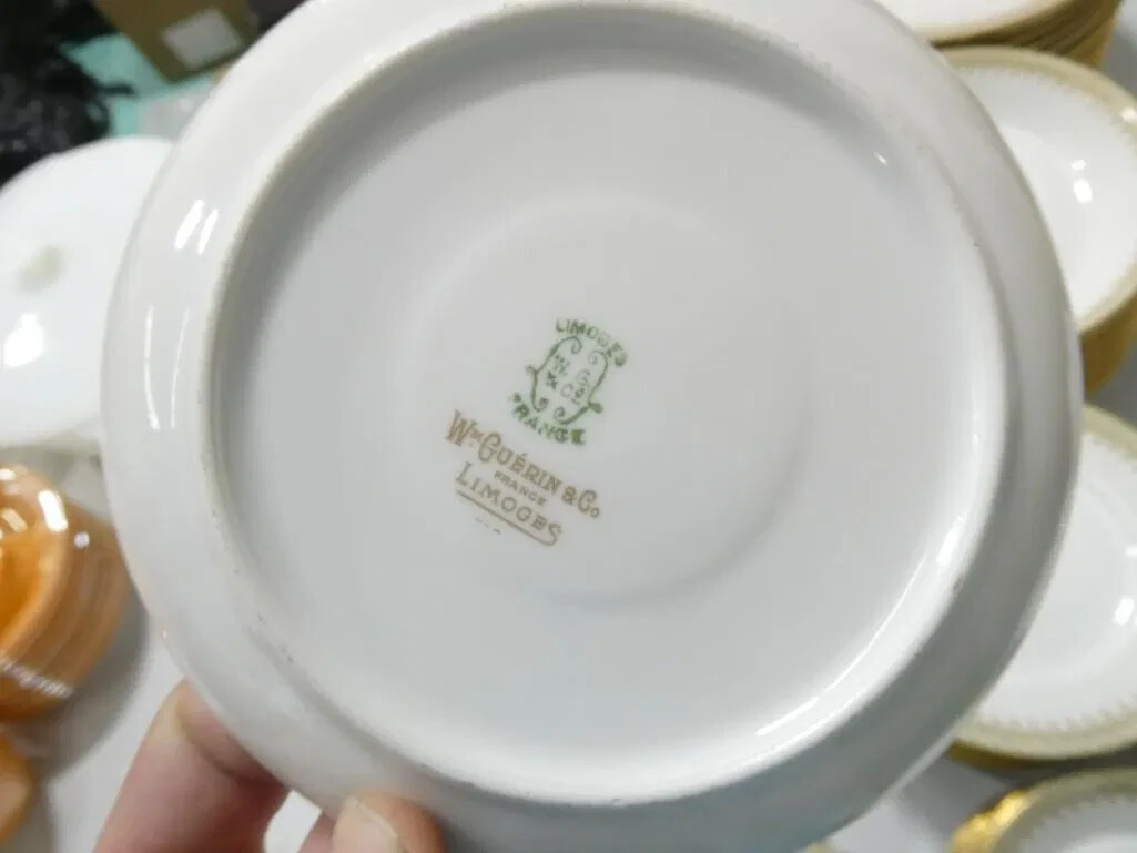 Wm Guerin Limoge GUE15 china assorted pieces