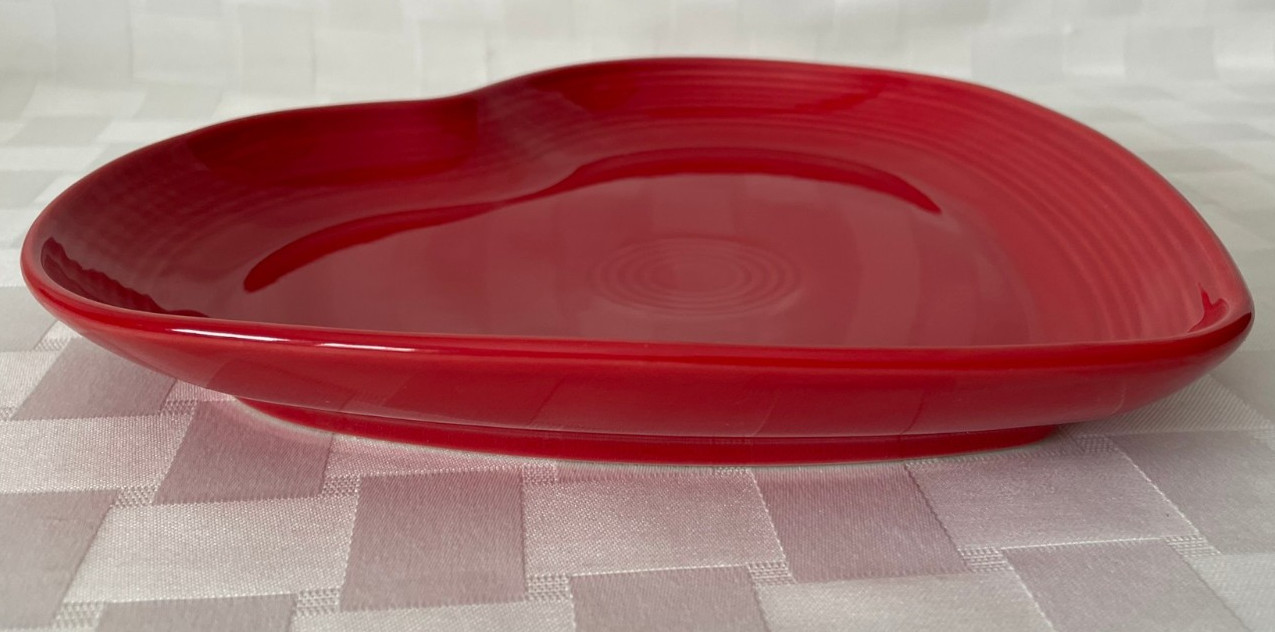 Fiesta 9″ Heart Shaped Plate 1st & 2nd Retired – CHOOSE COLOR – Valentine’s Day