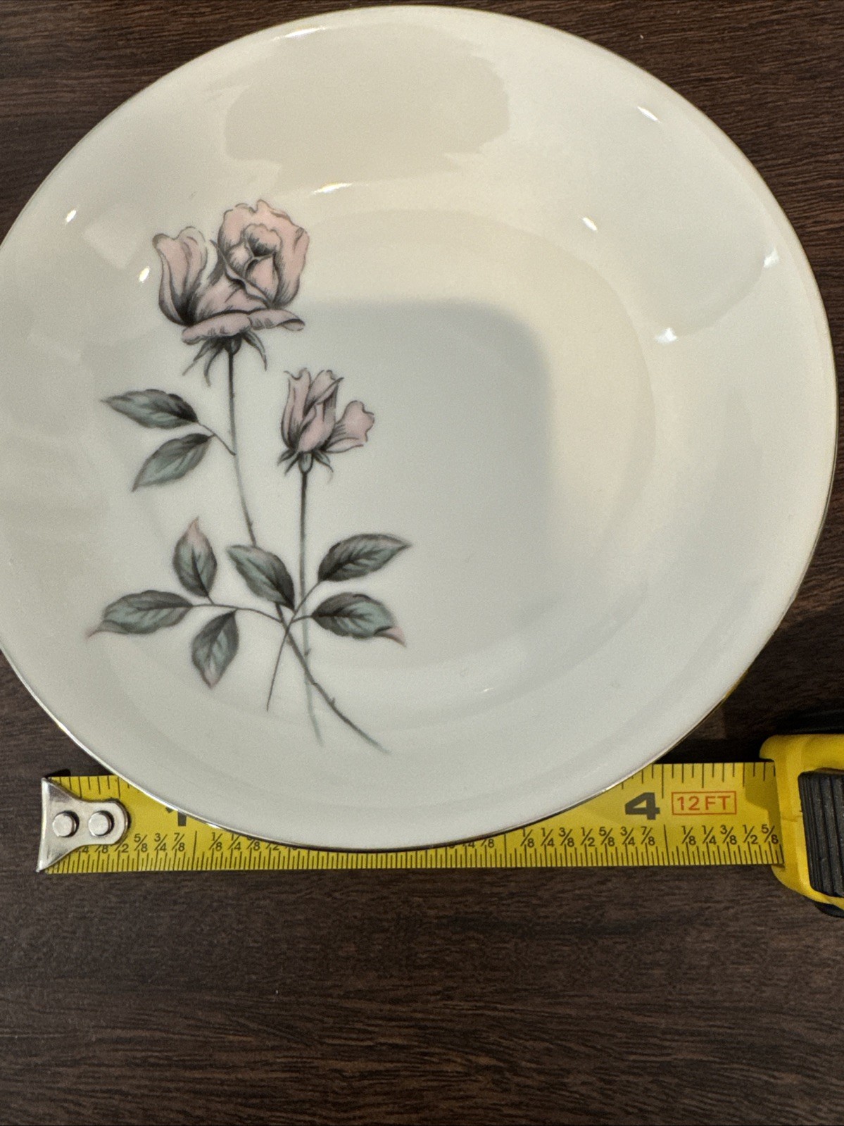 Arlen Fine China “Barclay” Saucer Silver Edge