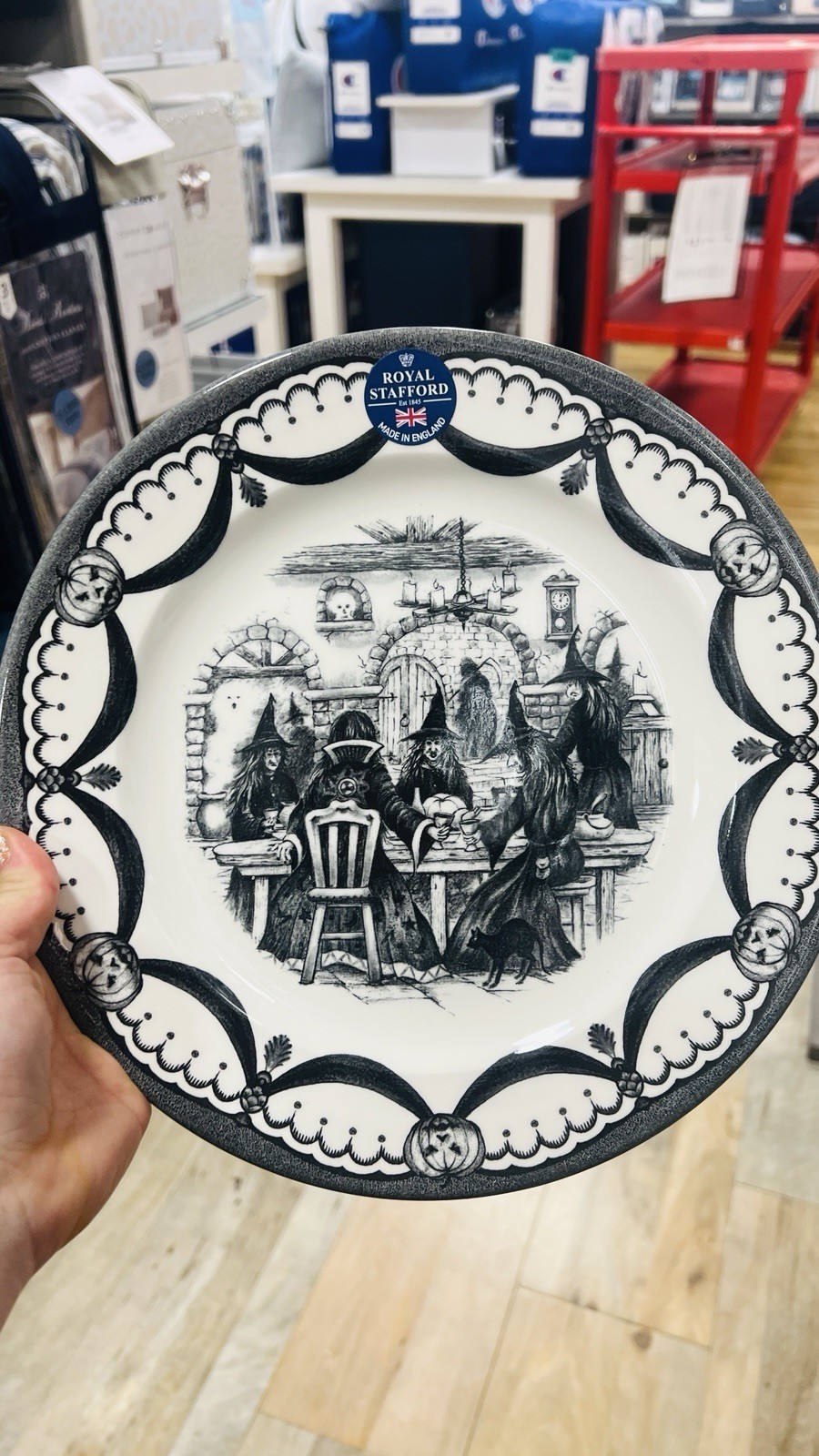 Royal Stafford Witch New Release 2026 Witches Gathered Table Dinner Plates X2