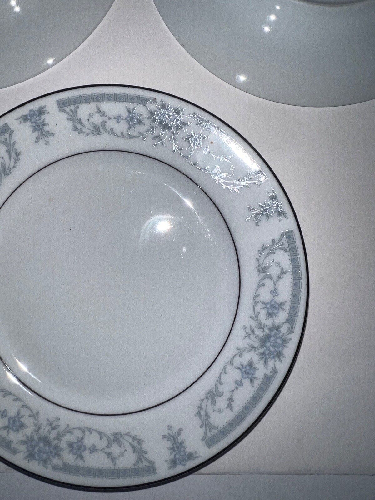 Sheffield Blue Whisper Bread & Butter Plates 6.5″ – Set of 4- Fine China