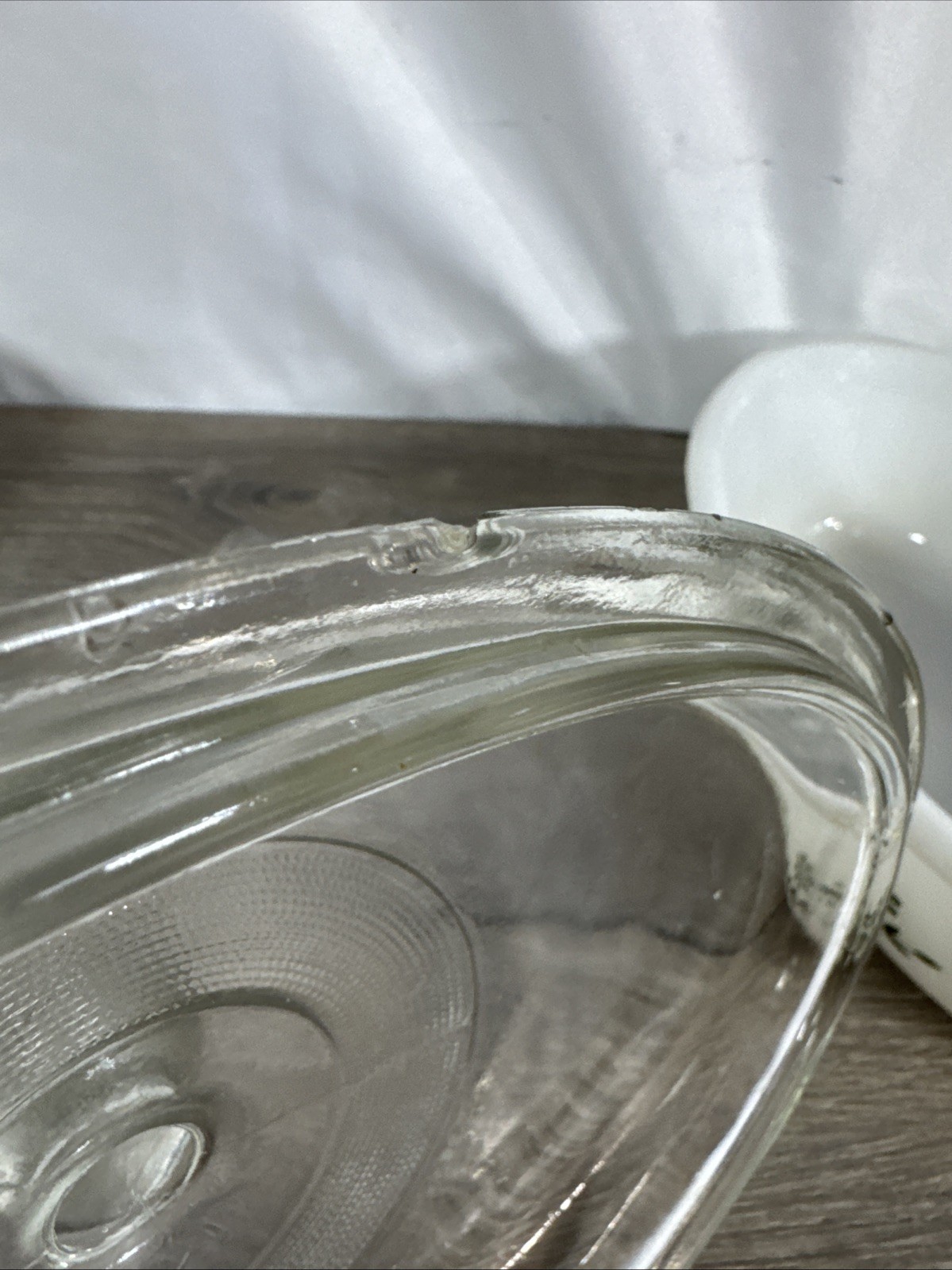 Vintage Glasbake J235 1QT Casserole Dish Green Daisy Milk Glass Oval with Lid