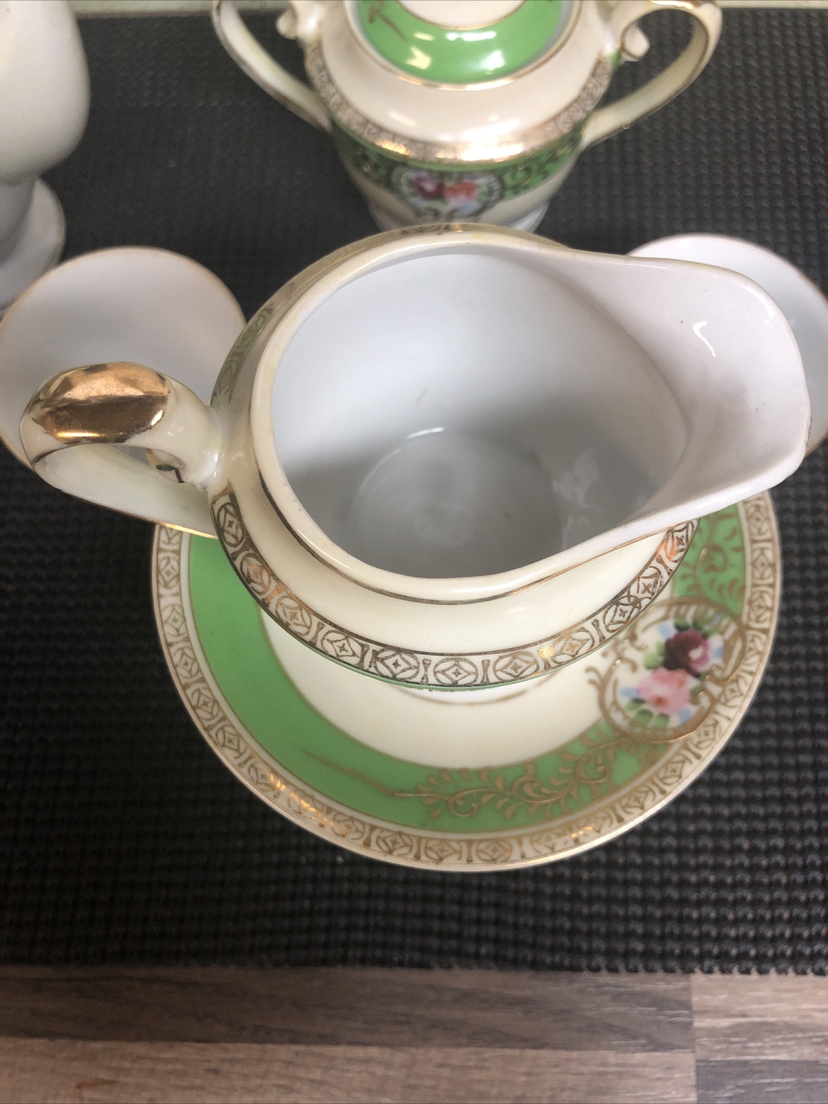 H. KATO Vintage Tea Set Items MADE IN OCCUPIED JAPAN GILDED FLORAL