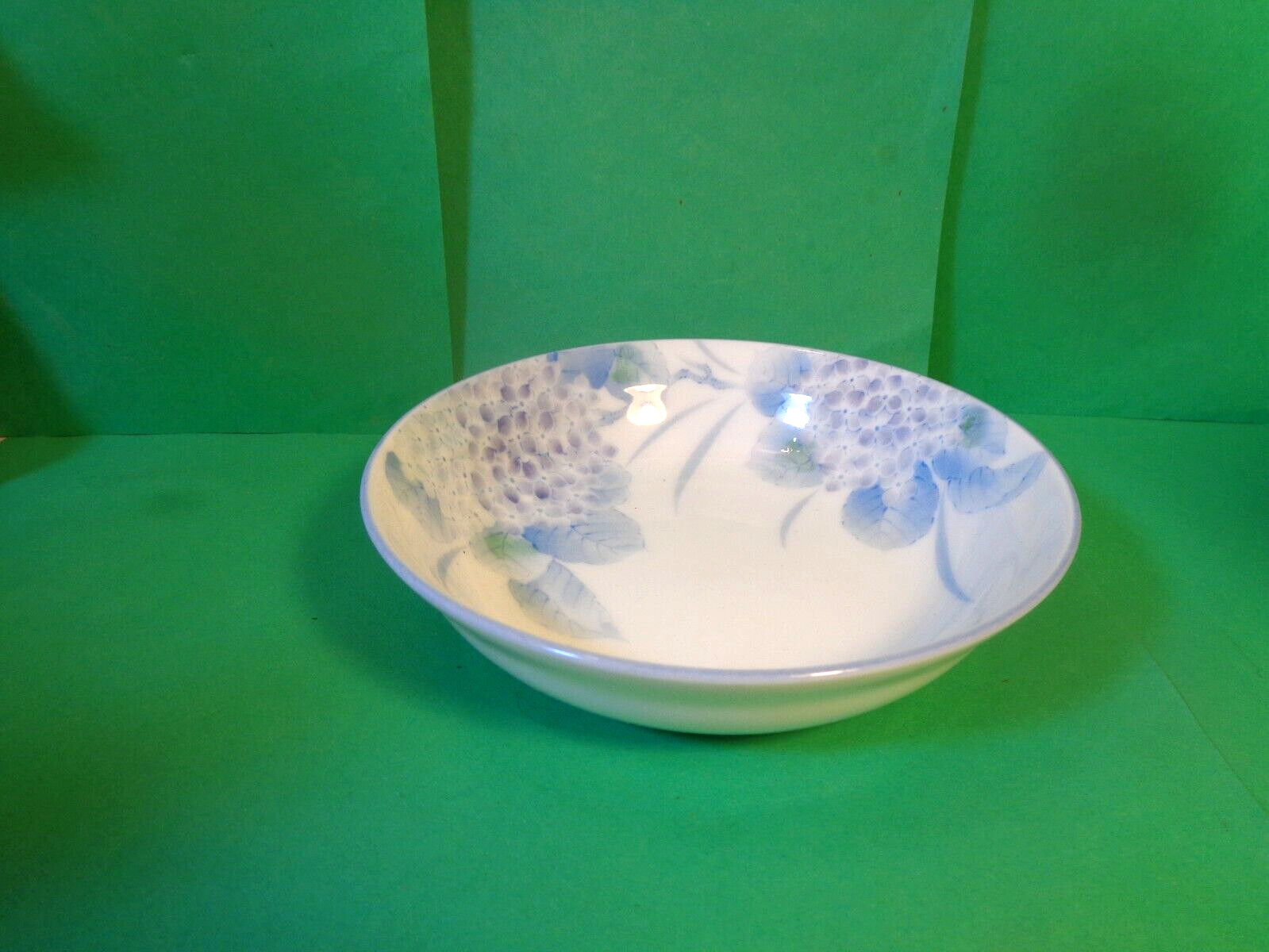 Blue Hydrangea 5 1/4″ Dessert Bowl, Mitsuho, Japan, 2 Count (Used/EUC)