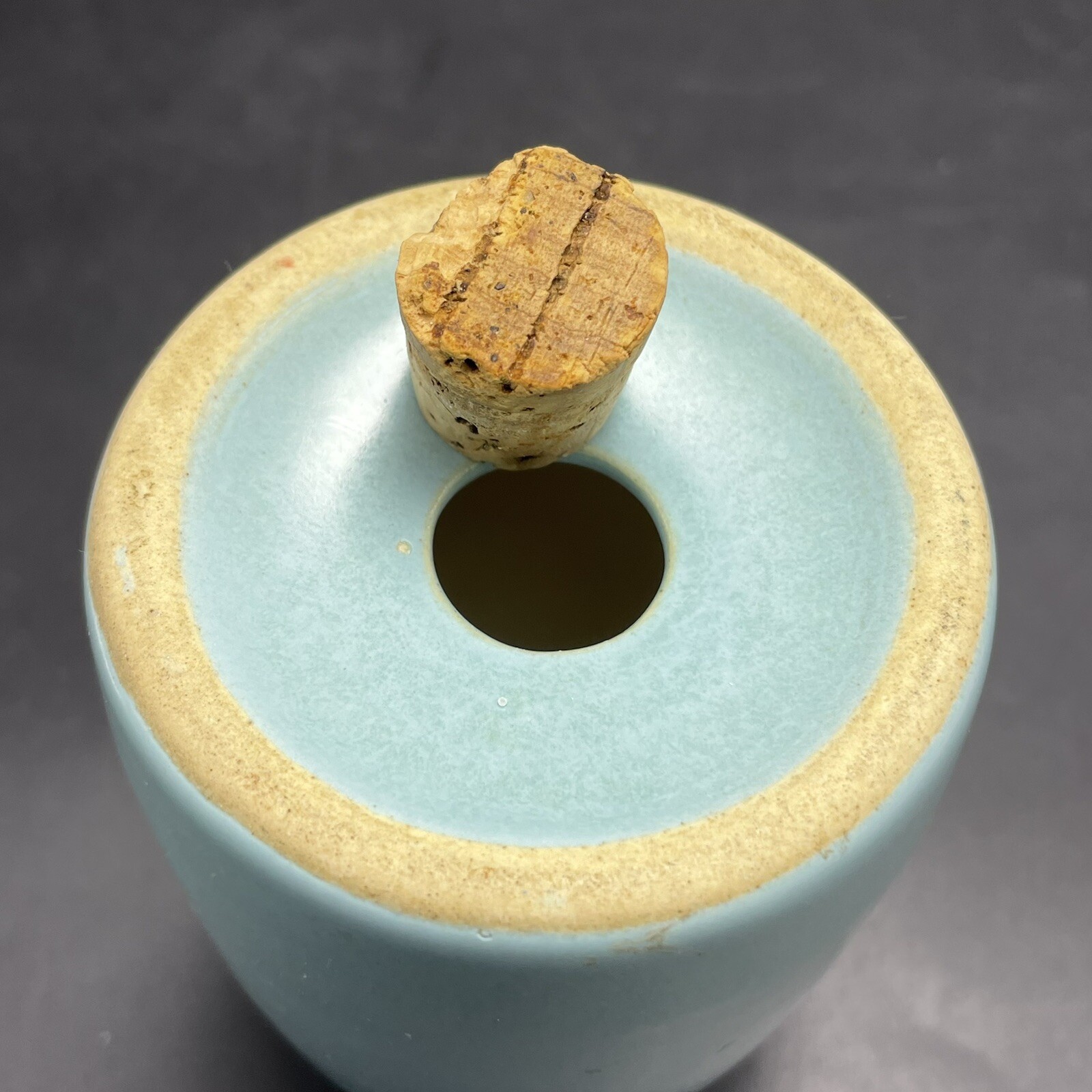 La Solana Pottery Vintage MCM Salt Shaker Turquoise Aqua Blue – Just One – Vtg