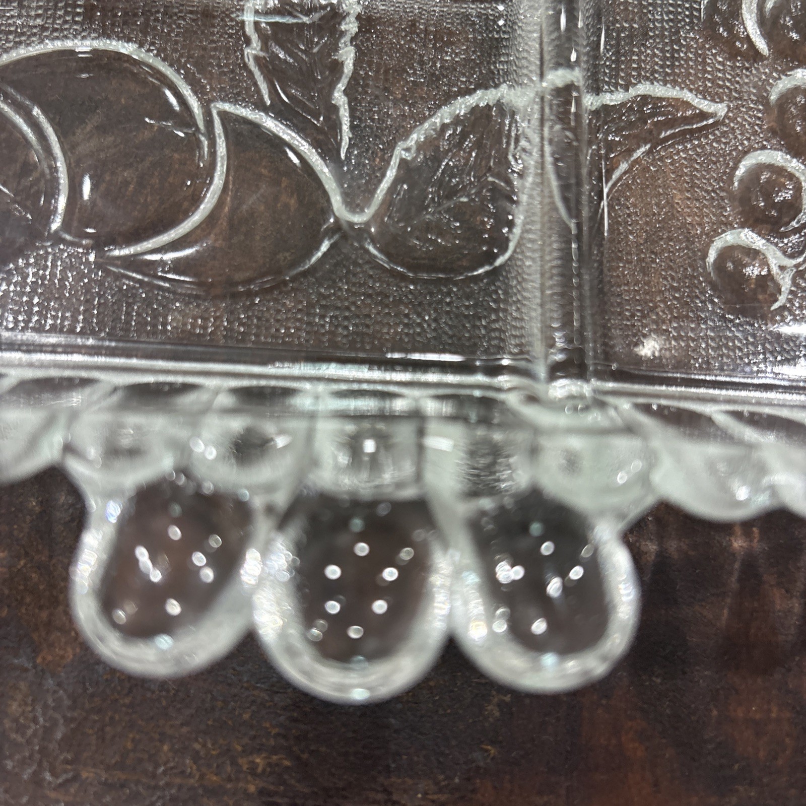 Vintage Indiana Glass Divided 5 Part Serving Relish Tray Platter Dish Fruit…EX