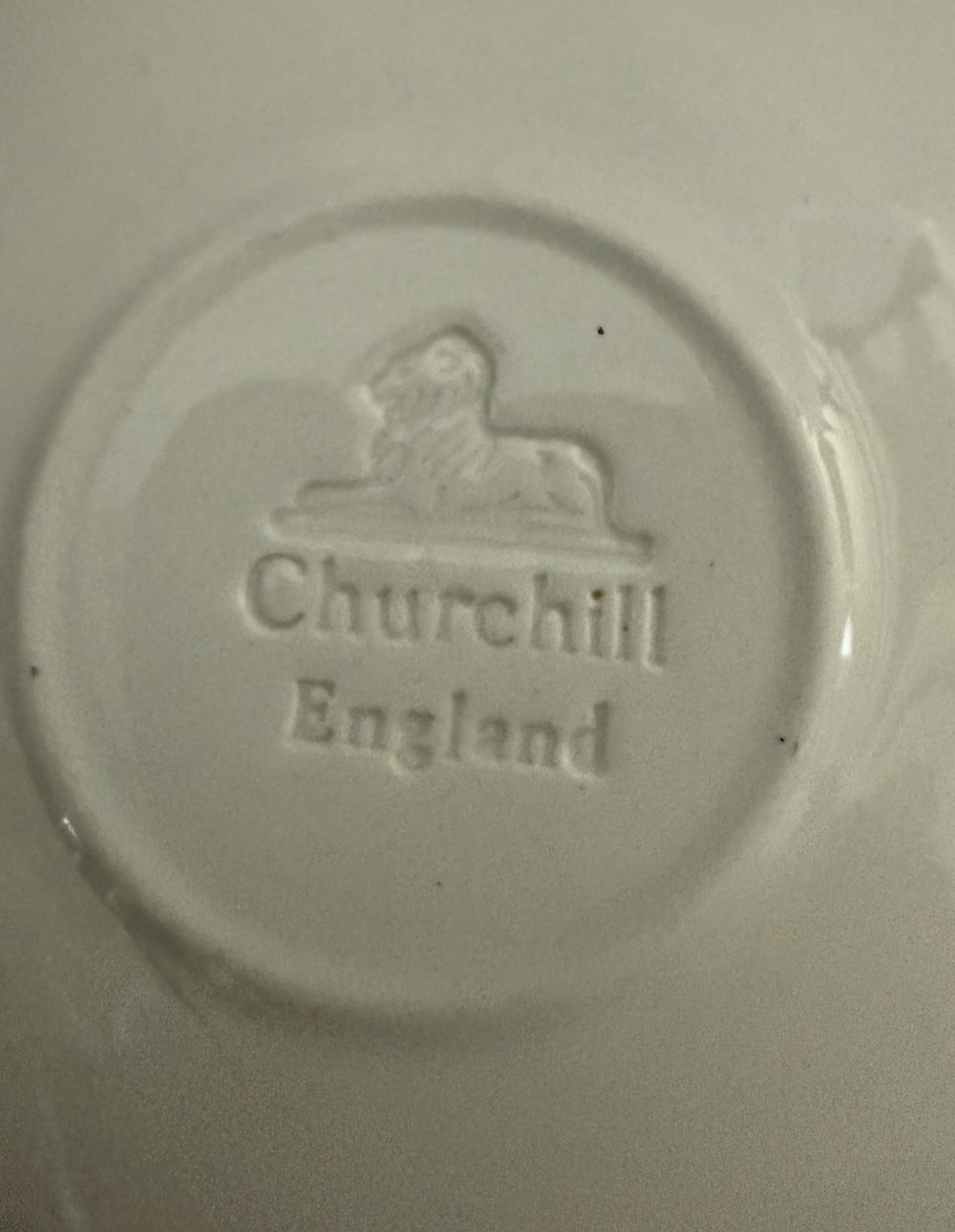 (2) 5 1/4″ CHURCHILL BLUE WILLOW CUP AND SAUCER ENGLAND EXCELLENT CONDITION