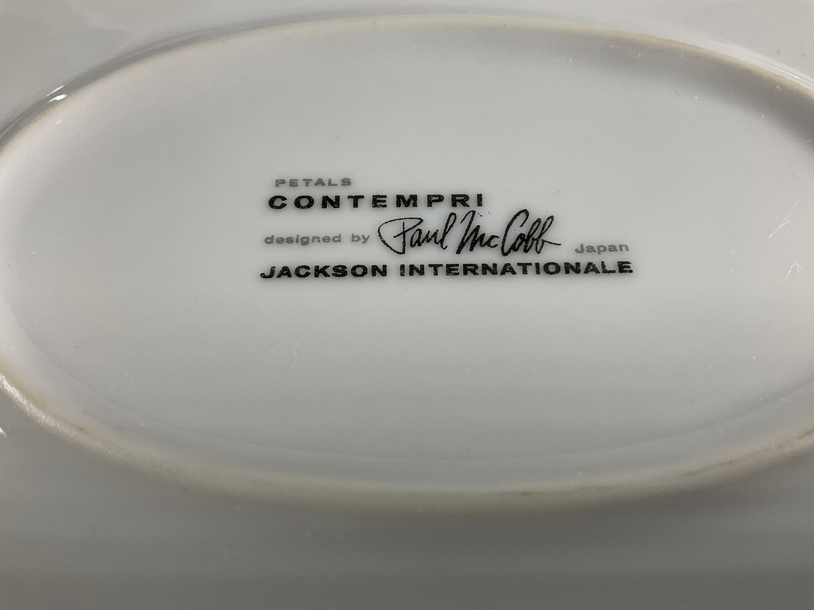 Jackson China x Paul McCobb Petals Contempri Serving Platters Set of 2 Vintage