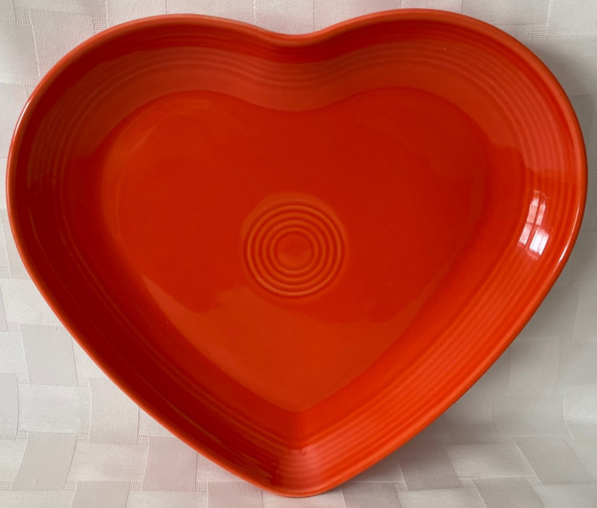 Fiesta 9″ Heart Shaped Plate 1st & 2nd Retired – CHOOSE COLOR – Valentine’s Day