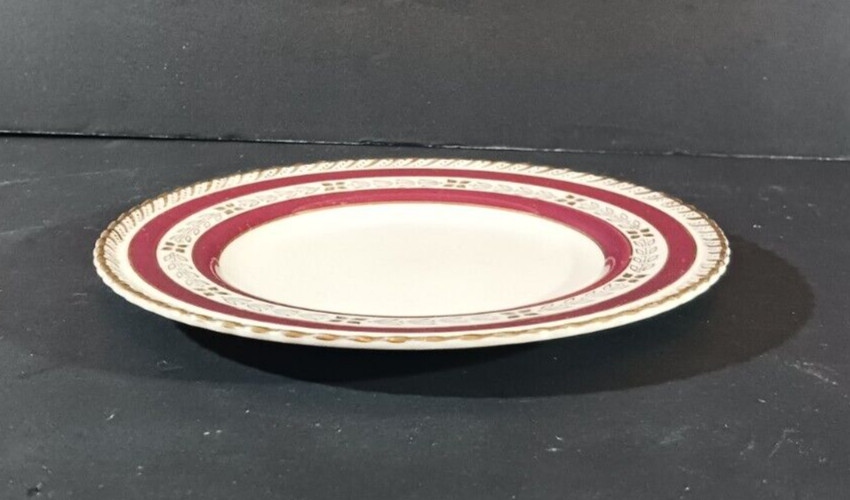 MARQUIS CROWN DUCAL BREAD & BUTTER PLATE 6 3/8 IN Gold Trim England DISCONTINUED