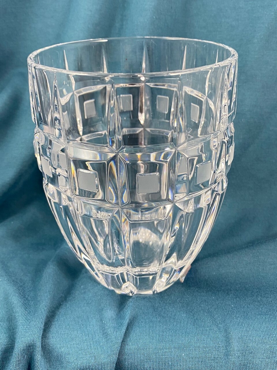 Stunning MARQUIS by WATERFORD Crystal QUADRATA Double Old Fashion