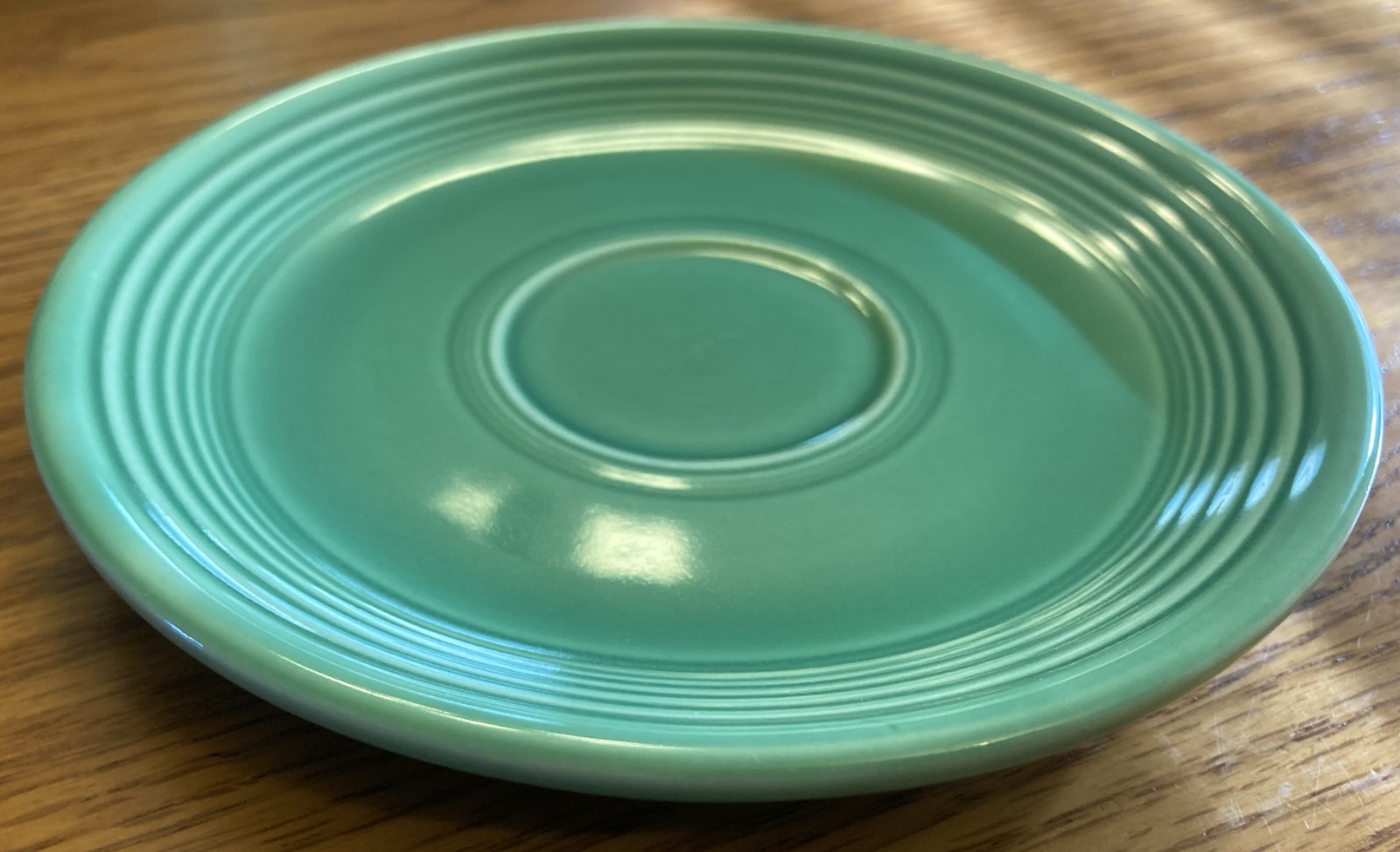 Vintage Fiestaware – Cup and saucer set in original green (exc.) (1936-1969)