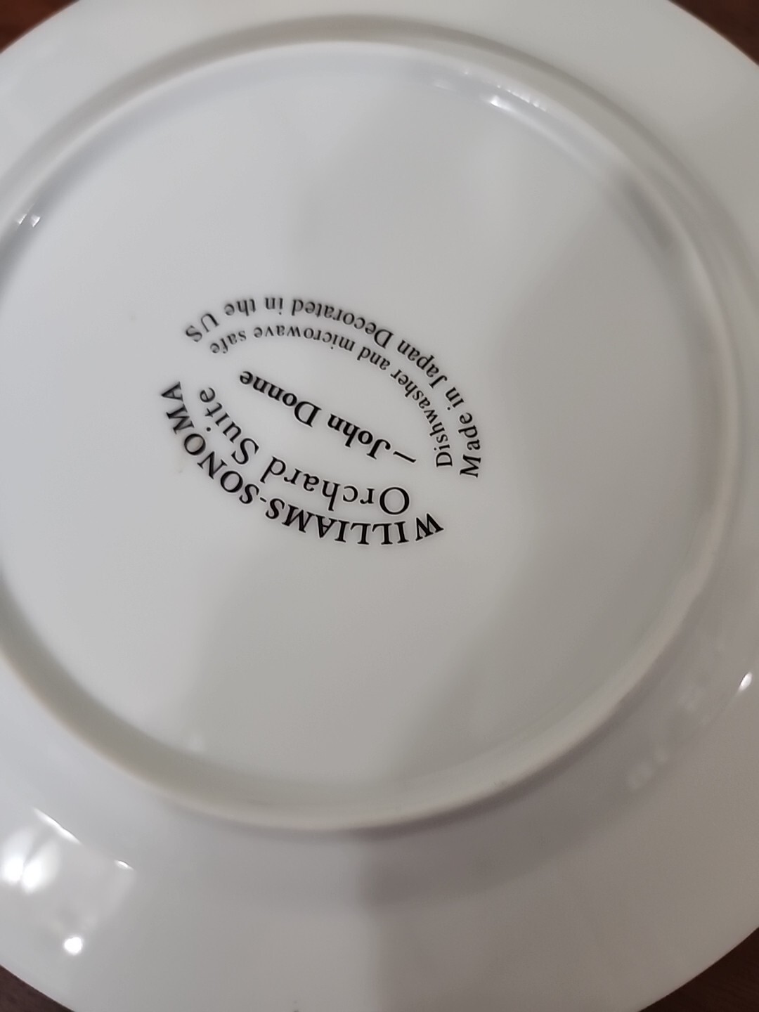 WIlliams-Sonoma Orchard Suite Japan 7 7/8″ Accent Salad Plate Set Of 4 Fruit