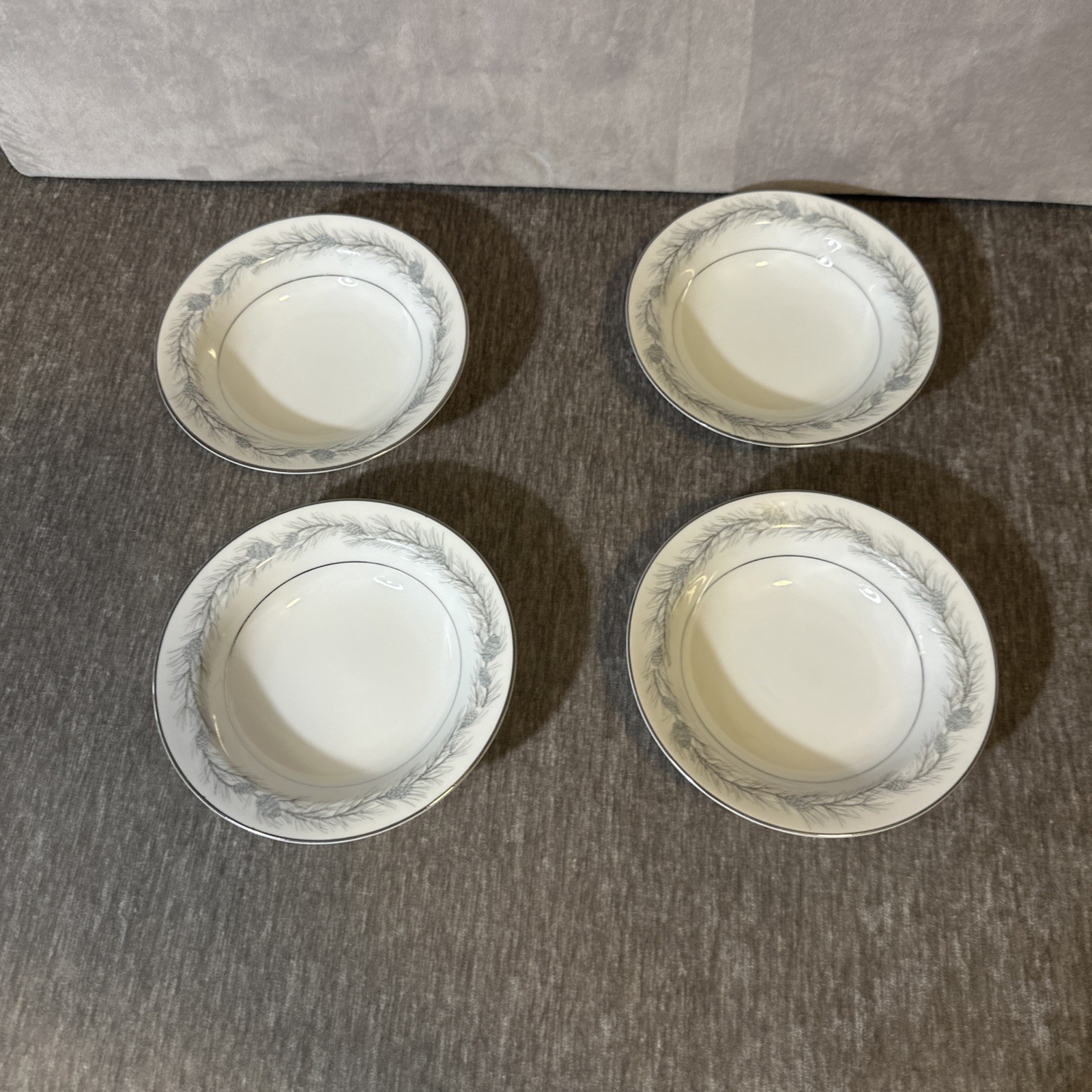 4 Vintage Style House Fine China Duchess Berry/Dessert Bowls Porcelain Japan